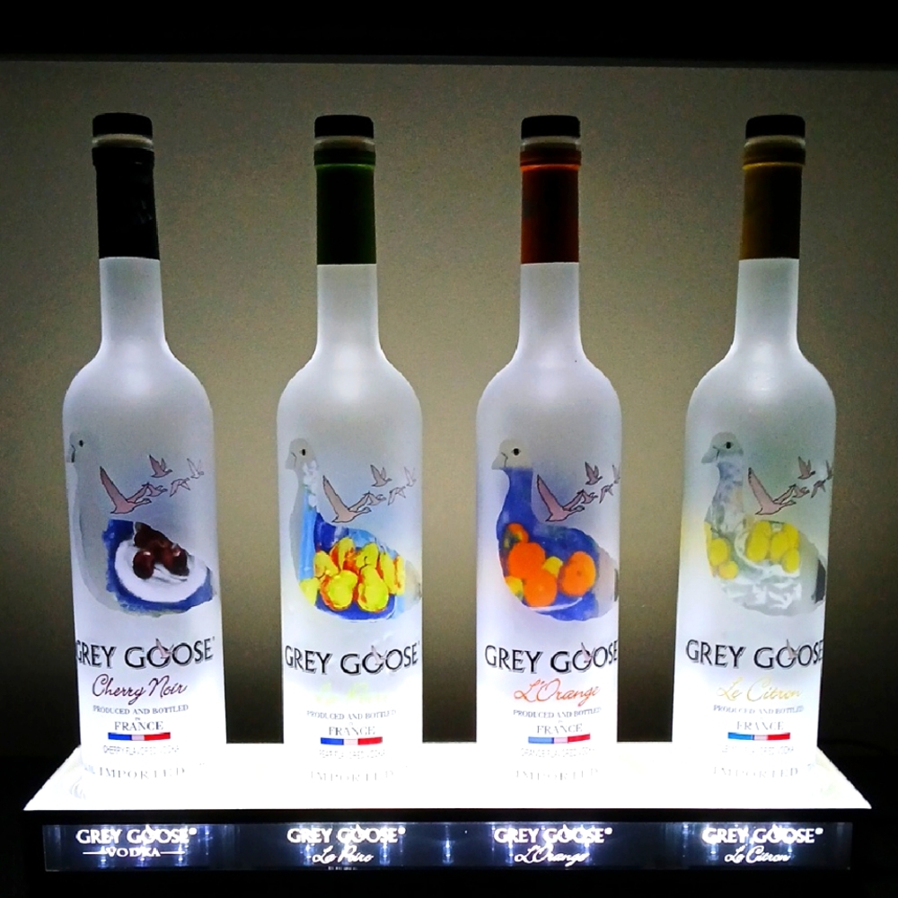 Grey Goose LED Bottle Glorifier Display 2008